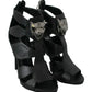 Elegant Panther Head Heeled Pumps