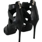 Elegant Panther Head Heeled Pumps