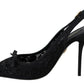 Elegant Sheer Embroidered Stilettos