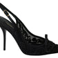 Elegant Sheer Embroidered Stilettos