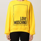 Chic Yellow Sweatshirt with Logo Emblem