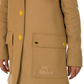 Beige Wool Women Coat