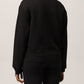 Black Cotton Women Sweater