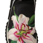 Chic Floral Print Slip-On Sneakers
