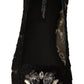 Elegant Taormina Lace Flats with Crystals