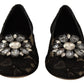 Elegant Taormina Lace Flats with Crystals