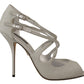 Elegant Silver Bette High-Heel Sandals