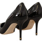 Elegant Black Patent Leather Stiletto Pumps