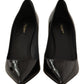 Elegant Black Patent Leather Stiletto Pumps