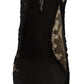 Black Lace Jewel Pumps - Elegance Personified