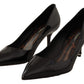 Elegant Patent Leather Heel Pumps