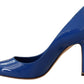 Elegant Patent Leather Heels Pumps