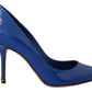 Elegant Patent Leather Heels Pumps