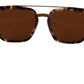 Elegant Brown and Gold Men's Sunglasses