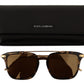 Elegant Brown and Gold Men's Sunglasses