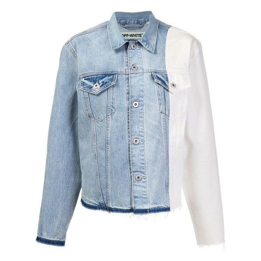 Blue Cotton Women Jacket
