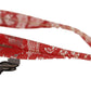 Enchanting Red Lace-Inspired Designer Sunglasses