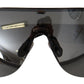 Chic Crystal Adorned Metal Sunglasses