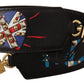 Elegant Black Leather Handbag Strap
