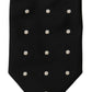 Elegant Black Polka Dot Designer Tie