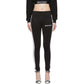 Black Polyester Women Legging