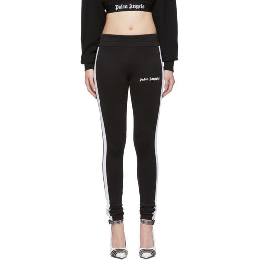 Black Polyester Women Legging