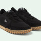 Black Polyester Women Sneaker