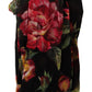 Elegant Floral Print Micro Mesh Tights