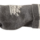 Elegant Cashmere Gloves with Crown Motifs