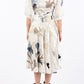 White Polyester Women Dress