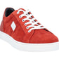 Red Leather Men Sneaker