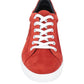 Red Leather Men Sneaker