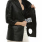 Black Leather Women Jacket