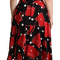 Sicilian Bag Print Sleeveless Midi Dress