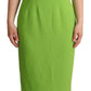 Sleek Square Neck Mid-Length Dress