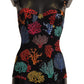Elegant Sea Coral Print One-Piece Swimsuit