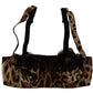 Elegant Leopard Silk Bra