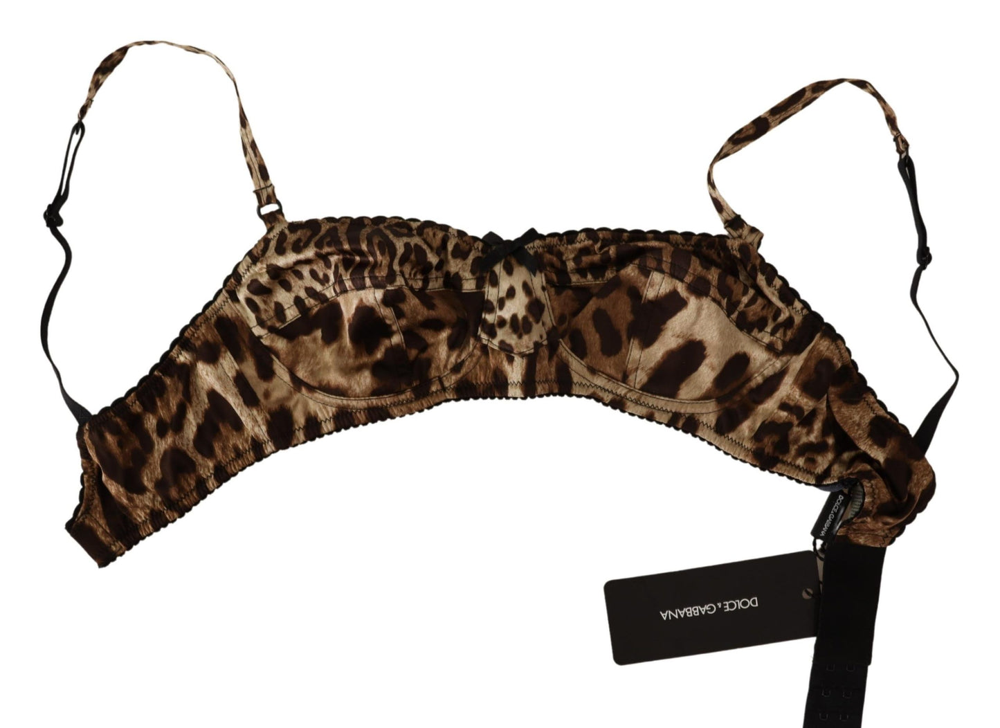 Silk Leopard Print Bra - Luxe Comfort Meets Style