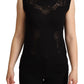 Elegant Sleeveless Cashmere Blend Top