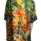 Tropical Silk Oversized Short-Sleeved Shirt