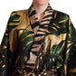 Elegant Multicolor Patchwork Kimono Jacket