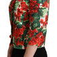 Exquisite Floral Brocade Blazer Coat