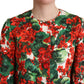 Exquisite Floral Brocade Blazer Coat