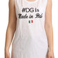 Elegant Sleeveless Cotton Tank Top