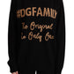Elegant Black Cashmere-Wool Blend Sweater