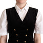Elegant Sleeveless Velvet Waistcoat
