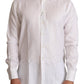 Elegant White Martini Slim Fit Dress Shirt