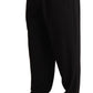 Elegant Black Casual Sweatpants