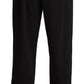 Elegant Black Casual Sweatpants