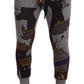 Elegant Canine Motif Sweatpants